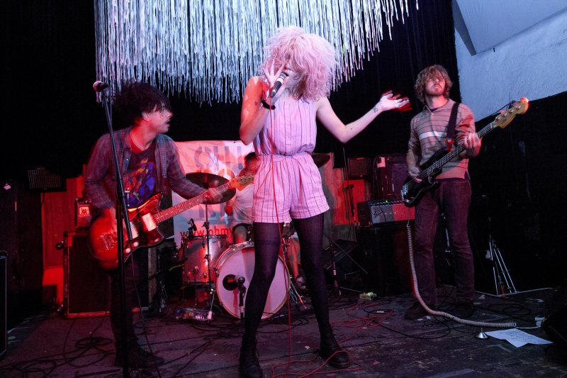 The band Hunters performs at Cameo Gallery as part of the CMJ Music Marathon in Brooklyn, NY on Oct. 15, 2013. The festival, in its 33rd year, runs through Saturday.