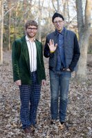 Designers Timo Weiland, left, and Alan Eckstein, of the fashion label Timo Weiland, pose in the woods near Georgica Pond in East Hampton, NY on Nov. 16, 2013. The two were modeling clothes appropriate for a winter weekend in the country. 

CREDIT: Brian Harkin for The Wall Street Journal
TOTWINTRY