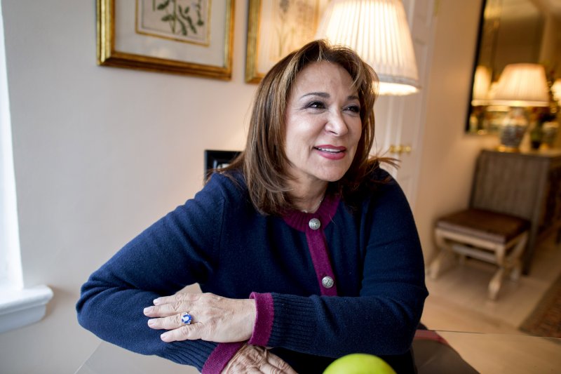 June Jacobs, who has an eponymous line of skincare products, poses in her apartment in New York, NY on Feb. 20, 2014. Jacobs demonstrated various treatments that might be appropriate for soothing hands after the harsh winter weather.

CREDIT: Brian Harkin for The Wall Street Journal
tothands